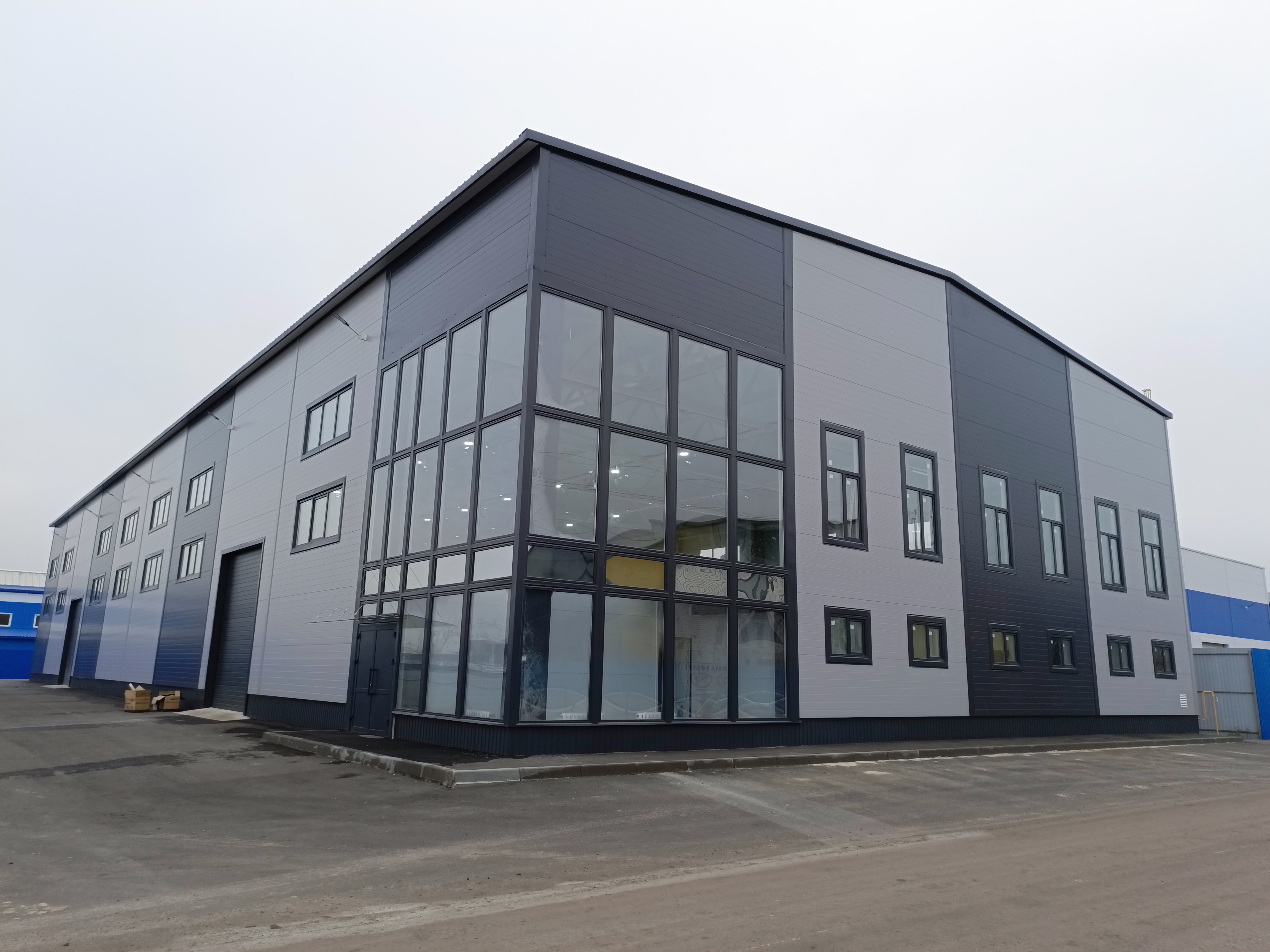 Завершено строительство производственно-складского здания в ИП "Перспектива"