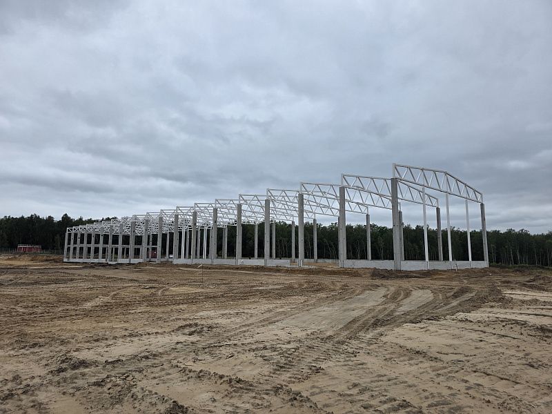 Строительство завода АПРБ